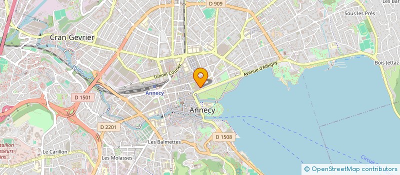 localisation de l'entreprise IMMO PROGRAM  ANNECY