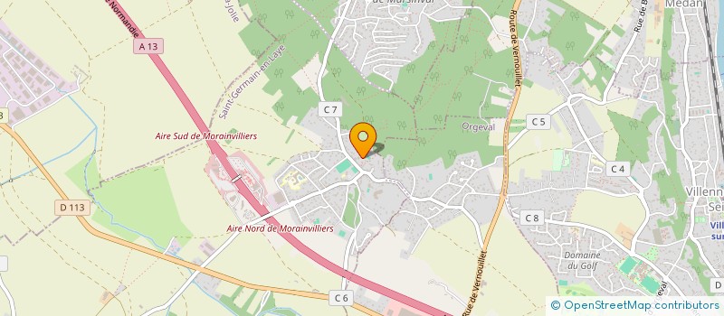 localisation de l'entreprise IMMO PROJECT  MORAINVILLIERS