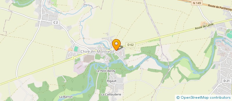 localisation de l'entreprise IMMO-PROJECT  CHIRE-EN-MONTREUIL