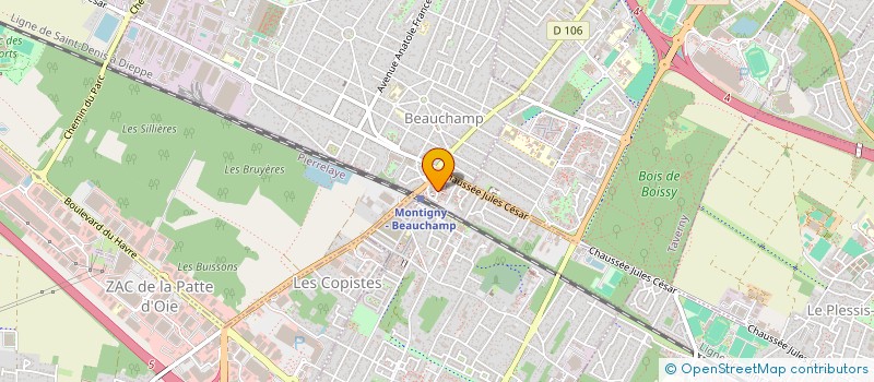 localisation de l'entreprise IMMO PROMO  BEAUCHAMP