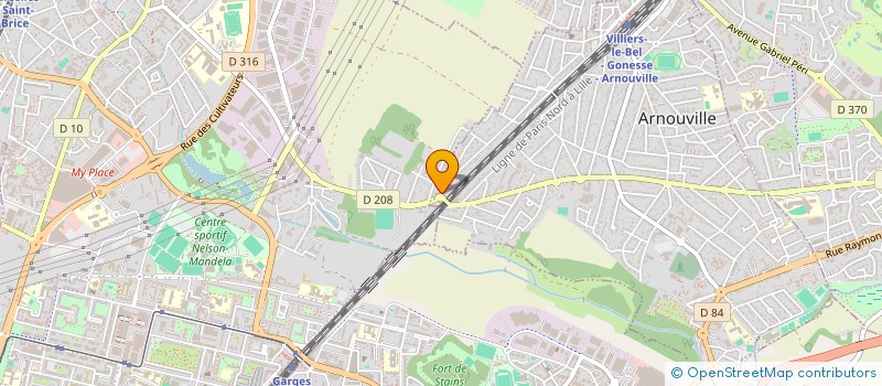 localisation de l'entreprise IMMO PROMOTION 95 à ARNOUVILLE