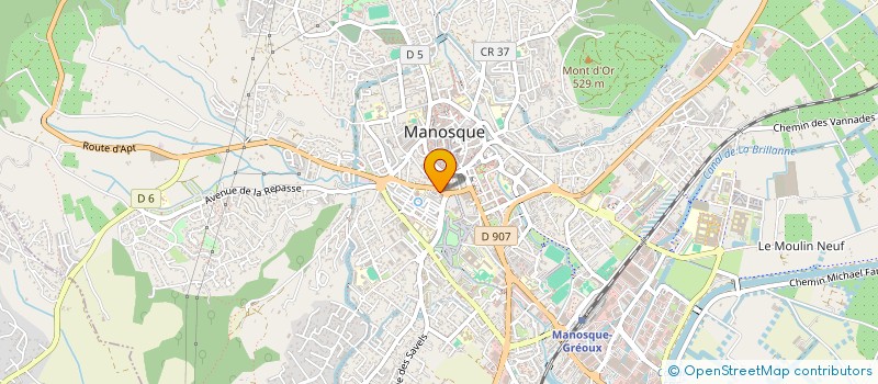 localisation de l'entreprise IMMO PROVENCE 04 à MANOSQUE