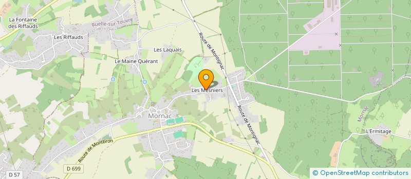 localisation de l'entreprise IMMO-PSP à MORNAC