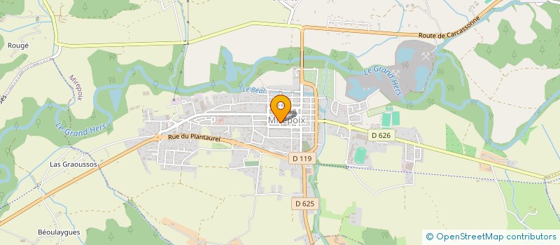 localisation de l'entreprise IMMO PUNTIS à MIREPOIX