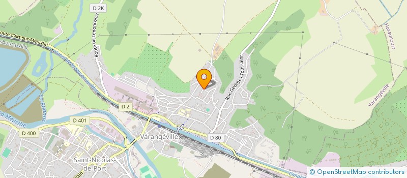 localisation de l'entreprise IMMO.QM 54  VARANGEVILLE