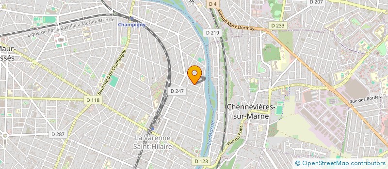 localisation de l'entreprise IMMO QUATRO à ST MAUR DES FOSSES