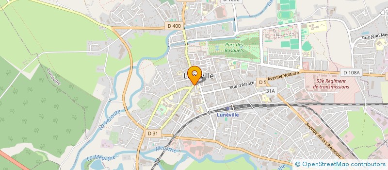 localisation de l'entreprise IMMO.R  LUNEVILLE