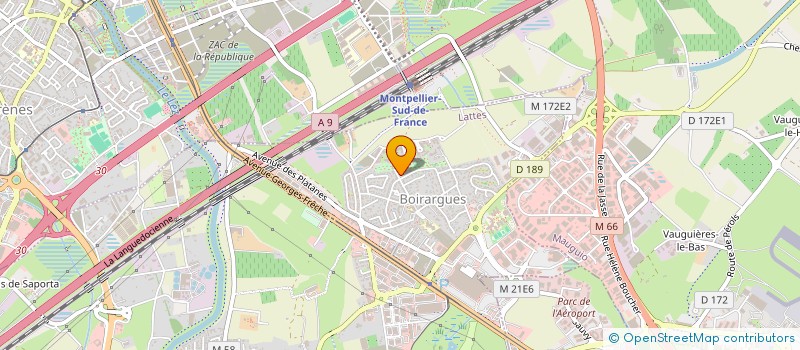 localisation de l'entreprise IMMO RAGE à LATTES