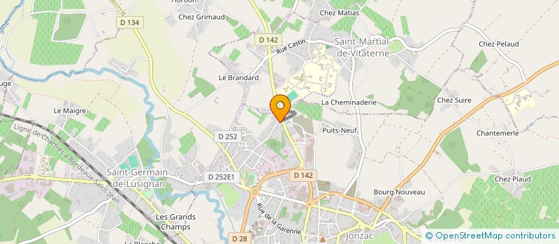 localisation de l'entreprise IMMO RAPET  JONZAC