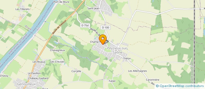 localisation de l'entreprise IMMO RAPH  PEYZIEUX-SUR-SAONE