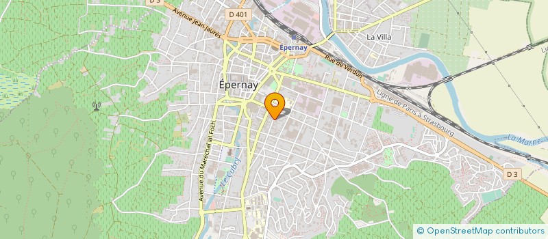 localisation de l'entreprise IMMO-RAY  EPERNAY