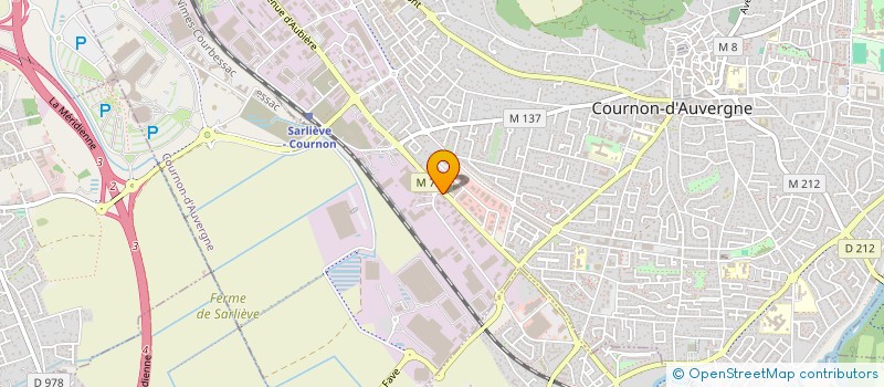 localisation de l'entreprise IMMO RAY  COURNON-D'AUVERGNE