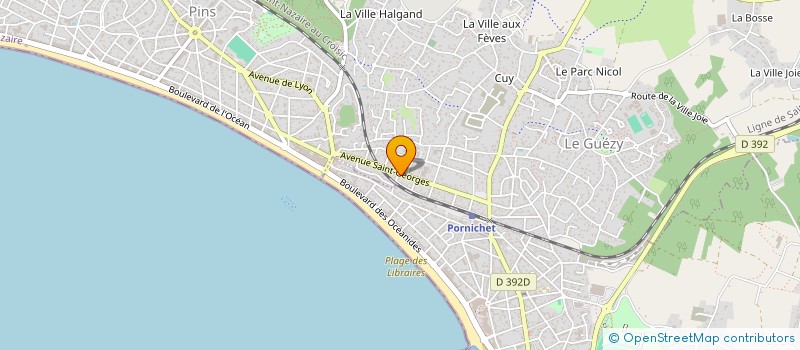 localisation de l'entreprise IMMO REGION OUEST à LA BAULE-ESCOUBLAC