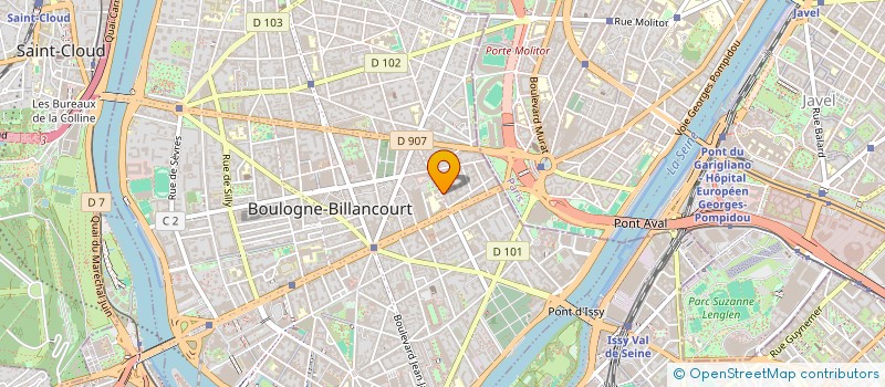 localisation de l'entreprise IMMO REIM à BOULOGNE-BILLANCOURT