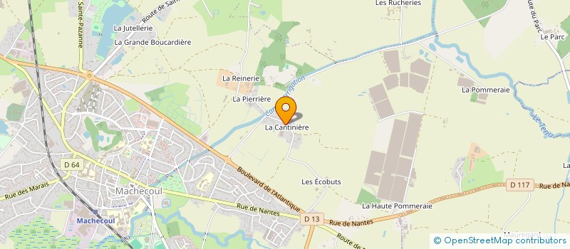 localisation de l'entreprise IMMO RENAUDINEAU OLIVIER  MACHECOUL-SAINT-MEME