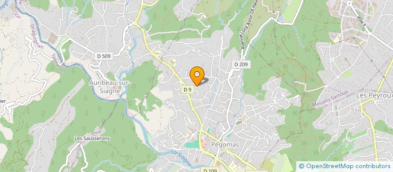 localisation de l'entreprise IMMO RENOV  PEGOMAS