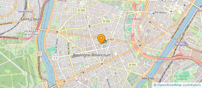 localisation de l'entreprise IMMO RENOV à BOULOGNE-BILLANCOURT