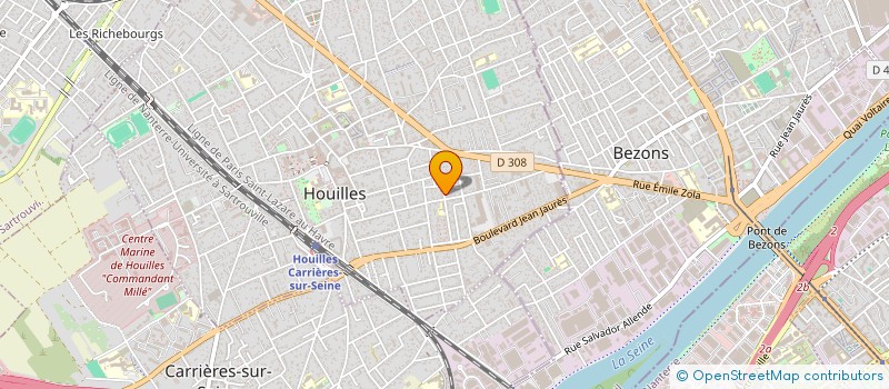 localisation de l'entreprise IMMO'RENOV78 à HOUILLES