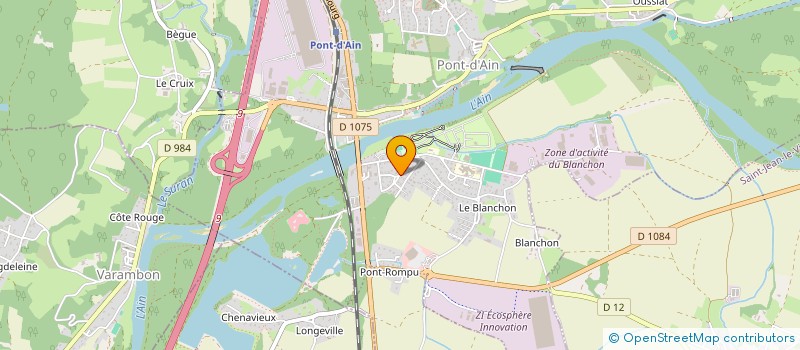 localisation de l'entreprise IMMO'RENT  PONT-D'AIN