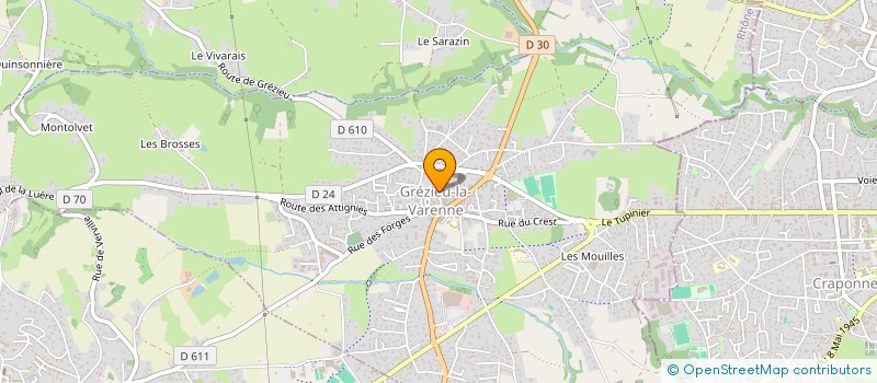 localisation de l'entreprise IMMO REVE CONSEIL  GREZIEU-LA-VARENNE