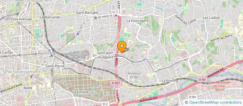 localisation de l'entreprise IMMO-RIGLARD à MARSEILLE