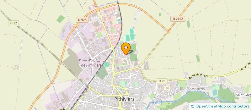 localisation de l'entreprise IMMO ROCHA  PITHIVIERS