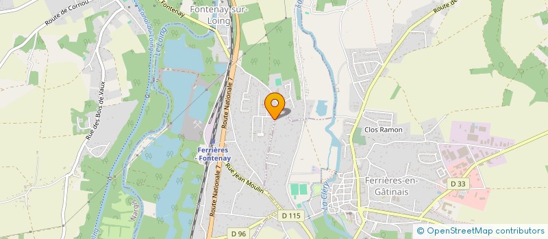 localisation de l'entreprise IMMO RODRIGUES à FONTENAY-SUR-LOING