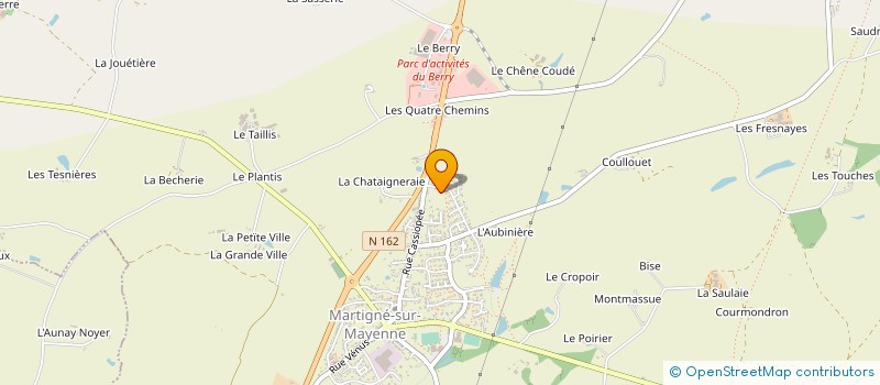 localisation de l'entreprise IMMO-ROGA  MARTIGNE-SUR-MAYENNE