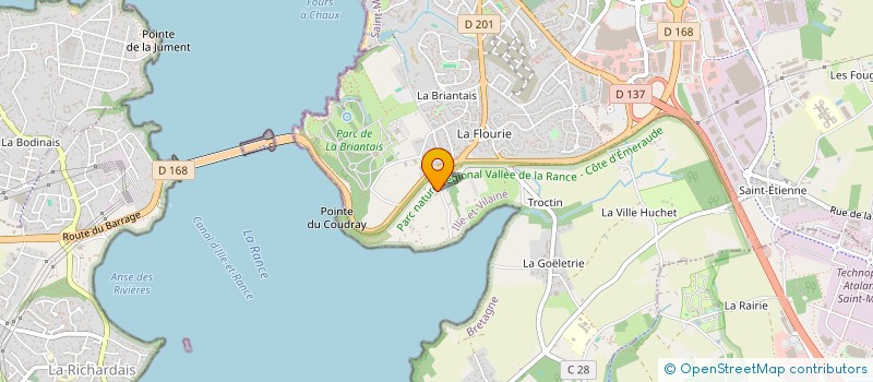 localisation de l'entreprise IMMO-RONCAIS  SAINT-MALO