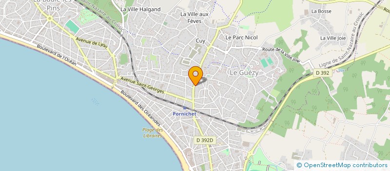 localisation de l'entreprise IMMO RVS  LA BAULE-ESCOUBLAC