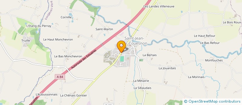 localisation de l'entreprise IMMO SAINT AUBIN  RIVES-DU-COUESNON