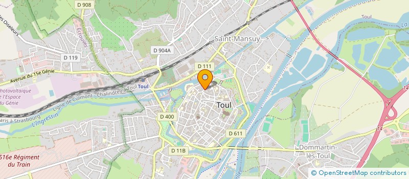 localisation de l'entreprise IMMO SAINT CYR  TOUL