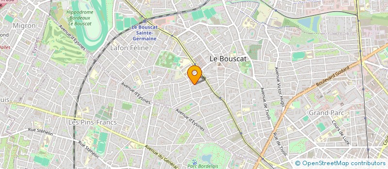 localisation de l'entreprise IMMO SALIN à BLANQUEFORT