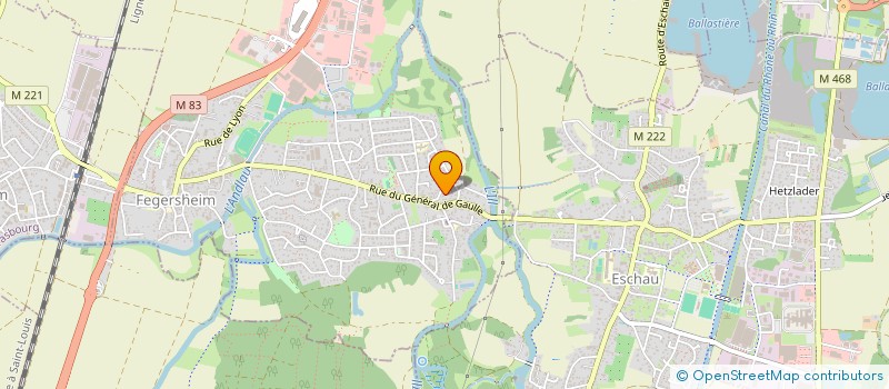 localisation de l'entreprise IMMO SAMM  FEGERSHEIM