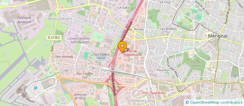 localisation de l'entreprise IMMO SARANA ABBA  MERIGNAC