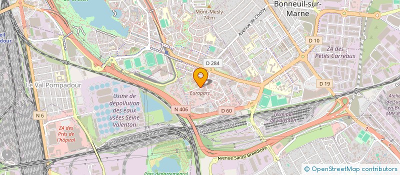localisation de l'entreprise IMMO SC à CRETEIL