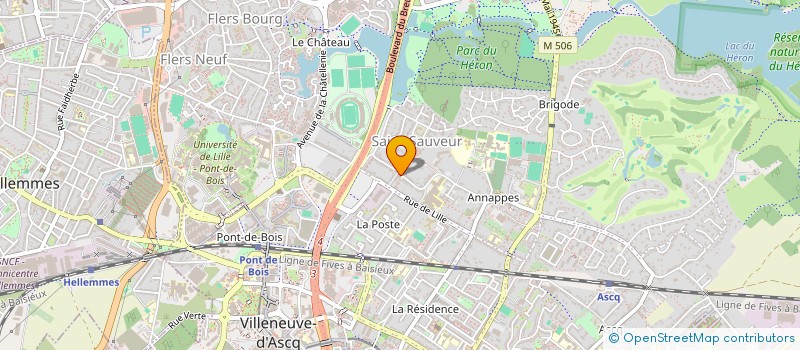 localisation de l'entreprise IMMO SCHOOL à VILLENEUVE-D'ASCQ