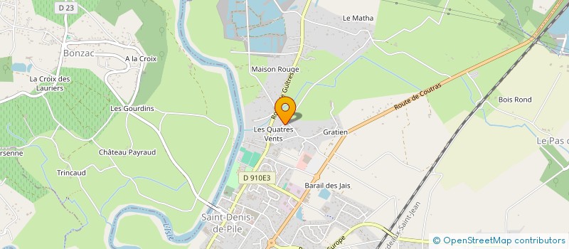 localisation de l'entreprise IMMO SDP  SAINT-DENIS-DE-PILE