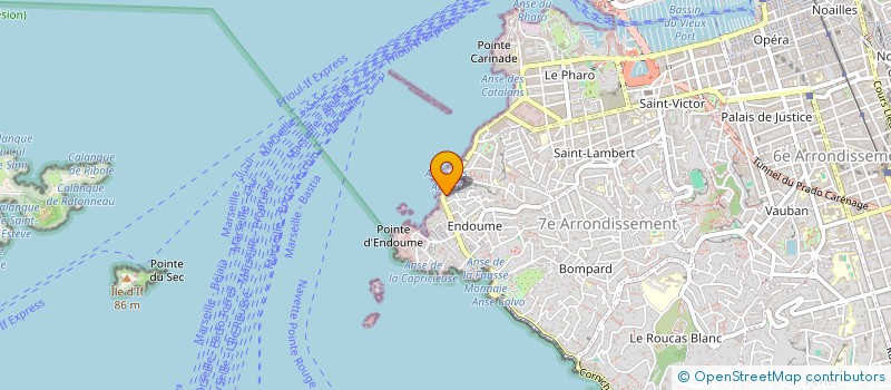 localisation de l'entreprise IMMO SEA à MARSEILLE
