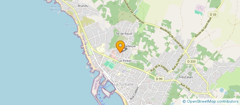 localisation de l'entreprise IMMO & SEA  LA TURBALLE