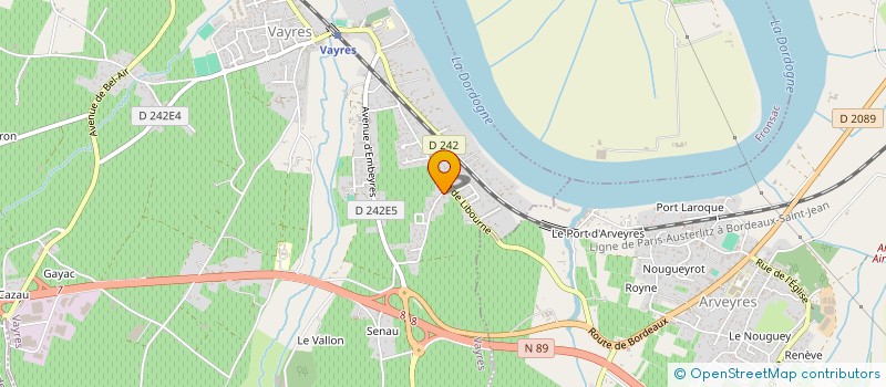 localisation de l'entreprise IMMO SEGRANSAN  VAYRES