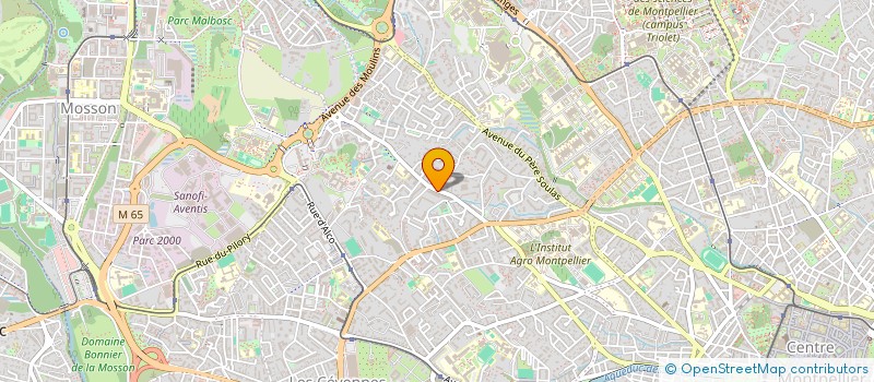 localisation de l'entreprise IMMO SELECT à MONTPELLIER