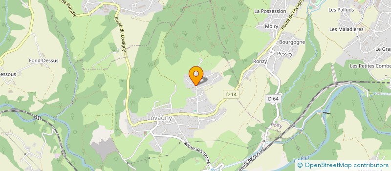 localisation de l'entreprise IMMO'SENS  LOVAGNY