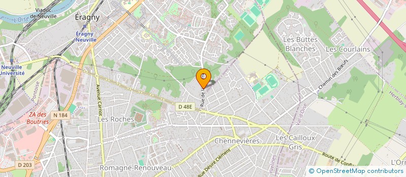 localisation de l'entreprise IMMO SERCEAU  ERAGNY