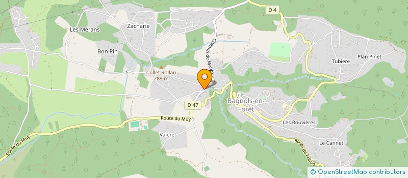 localisation de l'entreprise IMMO SERNEELS à BAGNOLS-EN-FORET