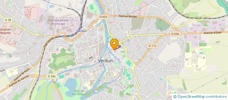 localisation de l'entreprise IMMO-SERVICE à VERDUN