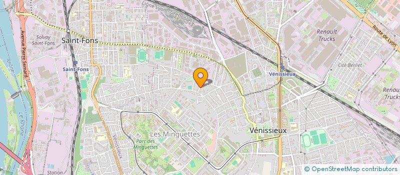 localisation de l'entreprise IMMO SERVICE AND RENOV  VENISSIEUX