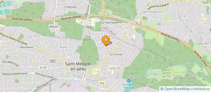 localisation de l'entreprise IMMO SERVICES 33 à SAINT-MEDARD-EN-JALLES