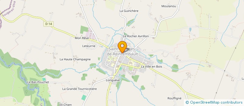 localisation de l'entreprise IMMO SERVICES 35 à SAINT-GEORGES-DE-REINTEMBAULT