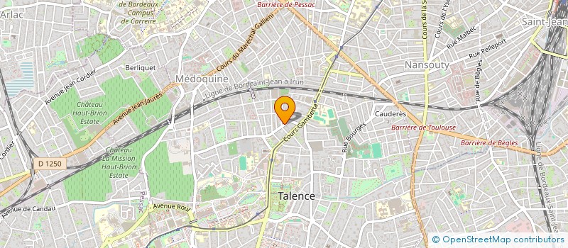localisation de l'entreprise IMMO SERVICES à TALENCE